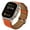 Orange, variant on Rugged Leather Band Compatible with Apple Watch Ultra 2/1 Band 49mm 46mm 45mm 44mm, 26mm Wide Robust Genuine Leather Replacement Band for iWatch Series10 9 SE 8 7 6 5 4 Men Strap,Black