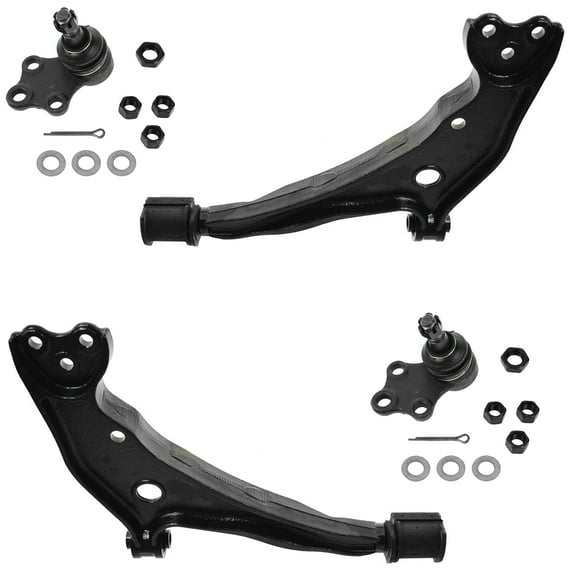 TRQ Front Lower Control Arm Ball Joints LH RH Pair Set for 99-02 Villager Quest PSA62490