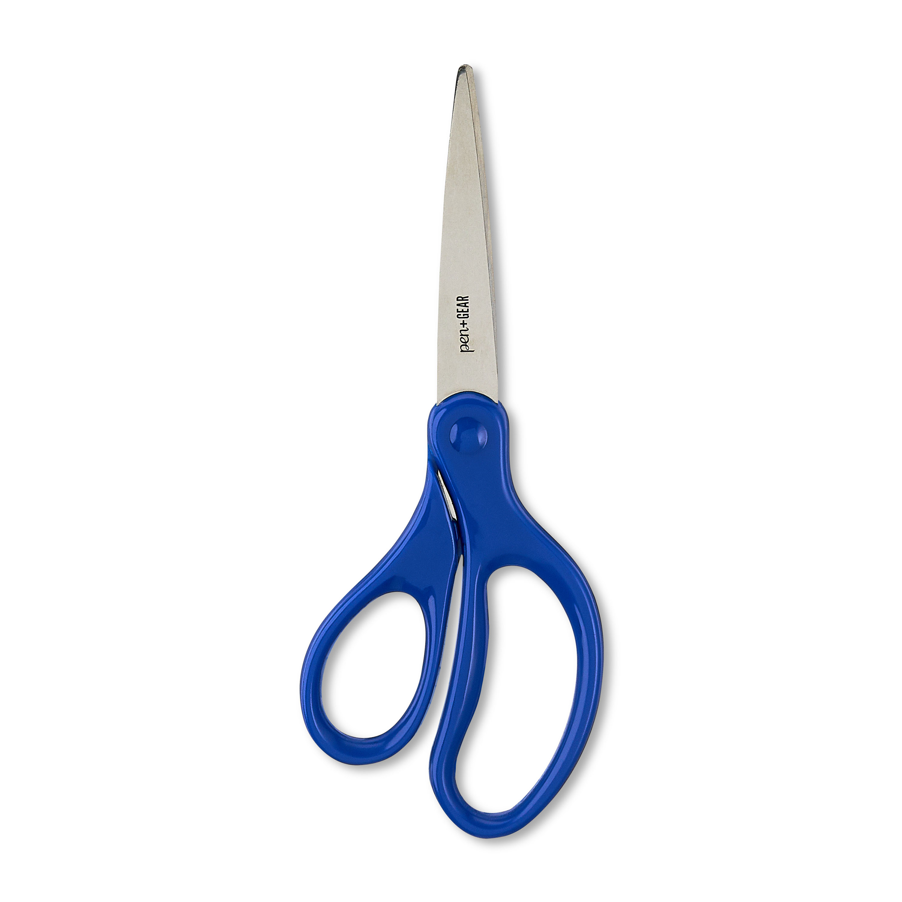 Tijeras multiusos Pen+Gear de 7 pulgadas de acero inoxidable, punta puntiaguda, para mayores de 12 años, útiles escolares, azul 6