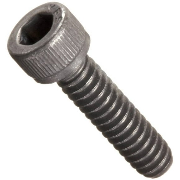Alloy Steel Socket Cap Screw, Black Oxide Finish, Internal Hex Drive, Meets ASME B18.3/ASTM A574, 1" Length, Fully Threaded, 10-32 UNF Threads, Imported (Pack of 100)