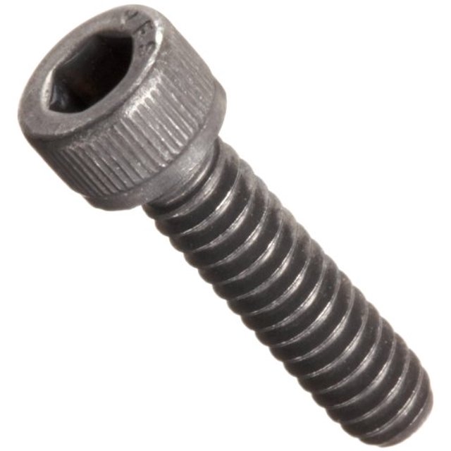 Alloy Steel Socket Cap Screw, Black Oxide Finish, Internal Hex Drive, Meets ASME B18.3/ASTM A574, 1" Length, Fully Threaded, 10-32 UNF Threads, Imported (Pack of 100)