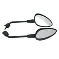 thumbnail image 2 of Motorcycle Mirror, Original Size Durable Motorcycle Handlebar Mirror Universal Easy Installation  For Repair For Modification Black, 2 of 8