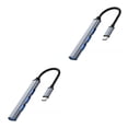 thumbnail image 2 of Adaptador divisor USB Seitruly Hub portátil gris, 2 of 6
