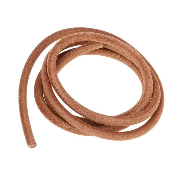 1m Round Leather Cord, Leather Cord, Leather Strap, Threads for