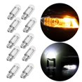 thumbnail image 3 of Pack of 10 T10 Car Interior Light Replacement LED Wedge License Plate Light Dome Light Indicator Light Reading Light Yellow Lighting, 3 of 10