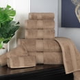 thumbnail image 2 of Superior 800 GSM Egyptian Cotton 8-Piece Towel Set, Soft Ultra Absorbent Towels, Rust, 2 of 7