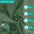 thumbnail image 3 of Toalla de baño para secado de perros, material de microfibra, albornoz absorbente de secado rápido para perros, higroscópico de secado rápido para mascotas, cuello y cintura ajustables, 3 of 5