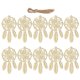 thumbnail image 1 of Dream Catcher Wooden Hoop Home Decoration Ornaments for Wall Hanging Beige 20pcs, 1 of 3