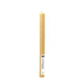 thumbnail image 3 of Mainstays Paraffin Wax 10" Ribbed Taper Candle, Unscented, Orange, 3 of 6