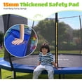 thumbnail image 2 of ORCC Trampoline for Kids Adults 1200 lbs Capacity Outdoor Trampolines 16 15 14 12 10ft, 2 of 8