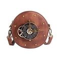 thumbnail image 4 of Bolso Bandolera Portátil de cuero PU Yinane Con Reloj Redondo Para Oficina, 4 of 8