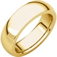thumbnail image 1 of FB Jewels 14K Yellow Gold 6mm Heavyweight Comfort Fit Wedding Band, 1 of 3