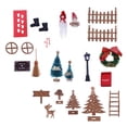 thumbnail image 1 of 25 Unids Decoración de Navidad Kits de Puertas de Muebles de Puerta de Madera Modelo de Escena Accesorios Artesanía DIY para Zulema Juguetes en miniatura para casa de muñecas, 1 of 6