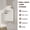 Gloss White#2, variant on Vanity With Sink, Soft Close Doors Bathroom Vanity With Sink,16 Inch For Small Bathroom, Gloss White Bathroom Vanity,Plywood Single Sink Vanity, Bath & Faucets Bathroom Vanities