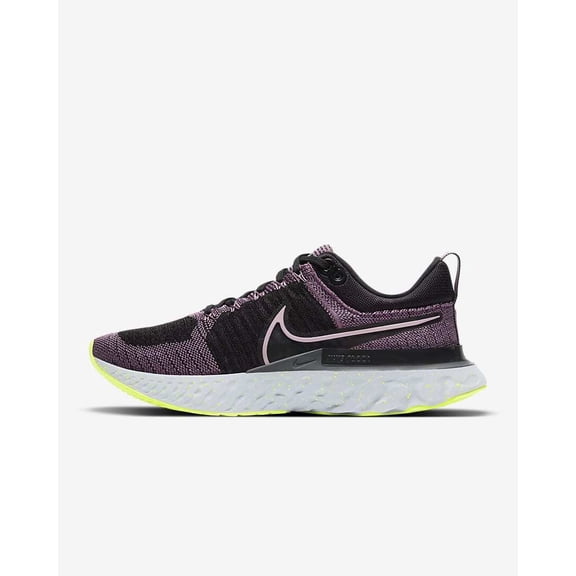 Nike React Infinity Run Flyknit 2 CT2423-500 Women Violet Dust/Black Shoes LB415 (6.5)