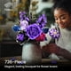 thumbnail image 2 of Set de construcción iAtom, ramo de flores moradas con 736 unidades, 2 of 6