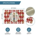 thumbnail image 6 of Smile Nutcrackers Xmas Christmas Placemats 12x18 Inch Set of 4 Red, 6 of 6