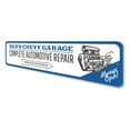 thumbnail image 4 of Chevy Garage Complete Automotive Repair Mechanic Aluminum Metal Decor Sign - 4x18 inches, 4 of 4