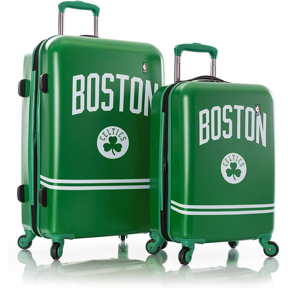 NBA Boston Celtics Carry-on Hardside Spinner Set de Bagages 2 Pièces Valise de Voyage Bagage Trolley