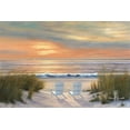 thumbnail image 2 of Romanello, Diane 24x17 Black Ornate Wood Framed with Double Matting Museum Art Print Titled - Paradise Sunset, 2 of 4