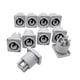 thumbnail image 1 of 10 Uds Conector Powercon 3 20A 250V Enchufe de Panel de Altavoz de Potencia Hembra para IluminacióN de Escenario de Pantalla LED, Gris, 1 of 5