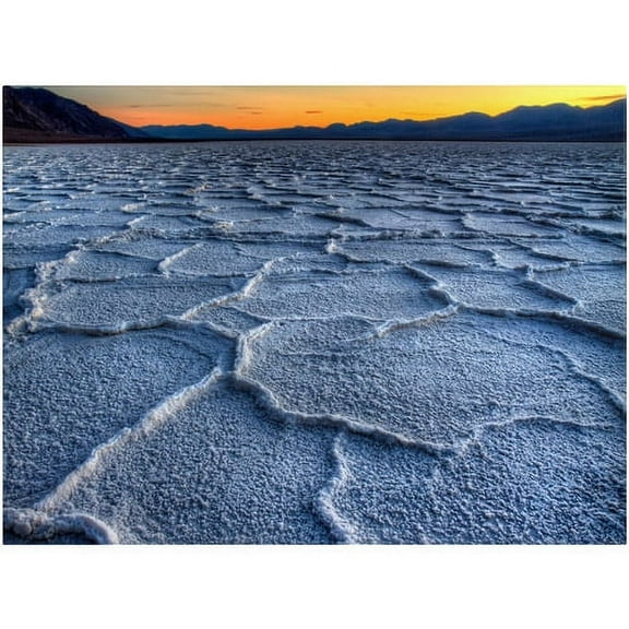 Trademark Fine Art 'Badwater' 14" x 19" Canvas Art