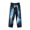 thumbnail image 4 of Kll Mens Pajama Pants For Men,Mens Lounge Pants,Funny Gifts For Men,Men'S Pajama Bottoms-Night Scene Of Wolves, 4 of 9