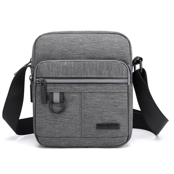 Bolso bandolera pequeño para hombre y mujer, resistente, ajustable, tipo bandolera, para viajes y deportes