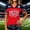 Red, variant on 2026 New USA Soccer Jersey for Women, United States Jersey Soccer, V Neck Short Sleeve Football Tee, USA Flag Soccer Jersey Sport Top for Adult(Blue, 2XL)