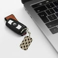thumbnail image 6 of Goofa Cute Black Dog Printed Rectangular Metal Keychain Bag Charm Floral Charm for Purse Keys Metal Keyring Gift for Women Accessories, 6 of 7