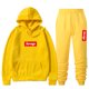thumbnail image 3 of Chándal para hombre, ropa deportiva para correr, sudaderas informales, pantalones deportivos, ropa de calle, jersey con estampado de letras, sudaderas con capucha de forro polar, traje deportivo, 3 of 5