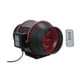 thumbnail image 3 of Extractor de aire de pared de 4 pulgadas para exteriores, 40 W, para áticos, baños y oficinas. con control remoto, 3 of 7