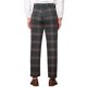 thumbnail image 3 of Pantalones de vestir para hombre Inspire Chic, plano al frente, elástico, de cuadros, 30 negro, 3 of 7