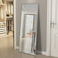 thumbnail image 6 of FENCY 65"x22" Full Length Floor Mirror Standing Rectangle Mirror, Matte Champagne, 6 of 9
