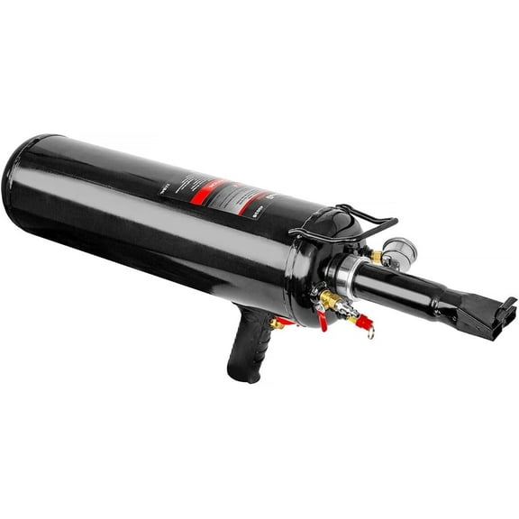 XtremepowerUS Tire Bead Seater, 12L/3.2 Gallon Air Tire Bead Blaster, Handheld Bead Bazooka With Built-In Piston Valve
