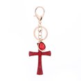 thumbnail image 5 of IKemiter Porte-Clés Croix Pendentif en Alliage de Strass pour Sacs de Cellulaire Clé, 5 of 5