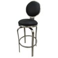 thumbnail image 2 of Home Square 30" Stainless Steel Swivel Bar Stool in Black - Set of 2, 2 of 3