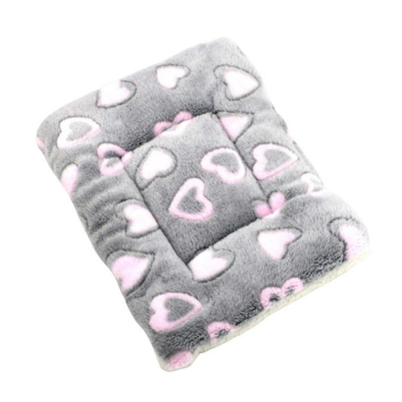 Alfombrillas para cama de gato, alfombrilla para cama de perro, alfombrillas suaves y cómodas para dormir para mascotas, manta para jaula gris S