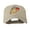 Khaki, variant on Fishing Fly Face Embroidered Cap - Red OSFM