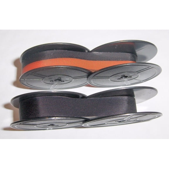 2 Pk Black and Red Sears Citation Portable (2 Ribbon Combo Pk) FREE SHIPPING