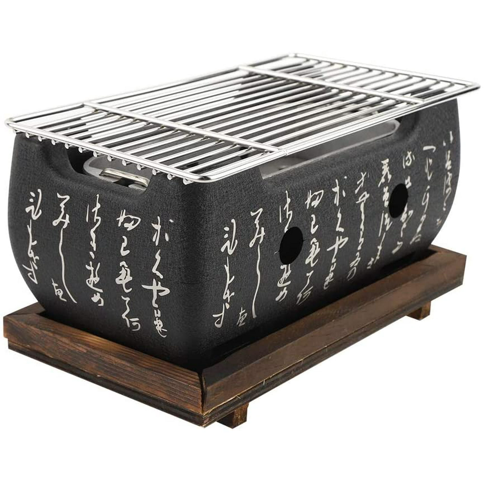 Japanese Barbecue Grill Portable Barbecue Stove Tabletop Food Charcoal Stove for Yakiniku Takoyaki Robata Yakitori