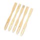 thumbnail image 1 of 500Pcs Bamboo Appetizer Forks, 3.5 Inch Mini Bamboo Forks ,Disposable Wooden Forks, Small Fruit Food Picks, 1 of 5