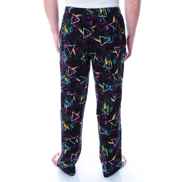 Pink Floyd Adult Dark Side of the Moon Tie Dye Soft Cotton Pajama