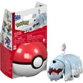 thumbnail image 1 of MEGA Pokémon Greavard Building Toy Kit, Poseable Action Figure (28 Pieces) for Kids, 1 of 6