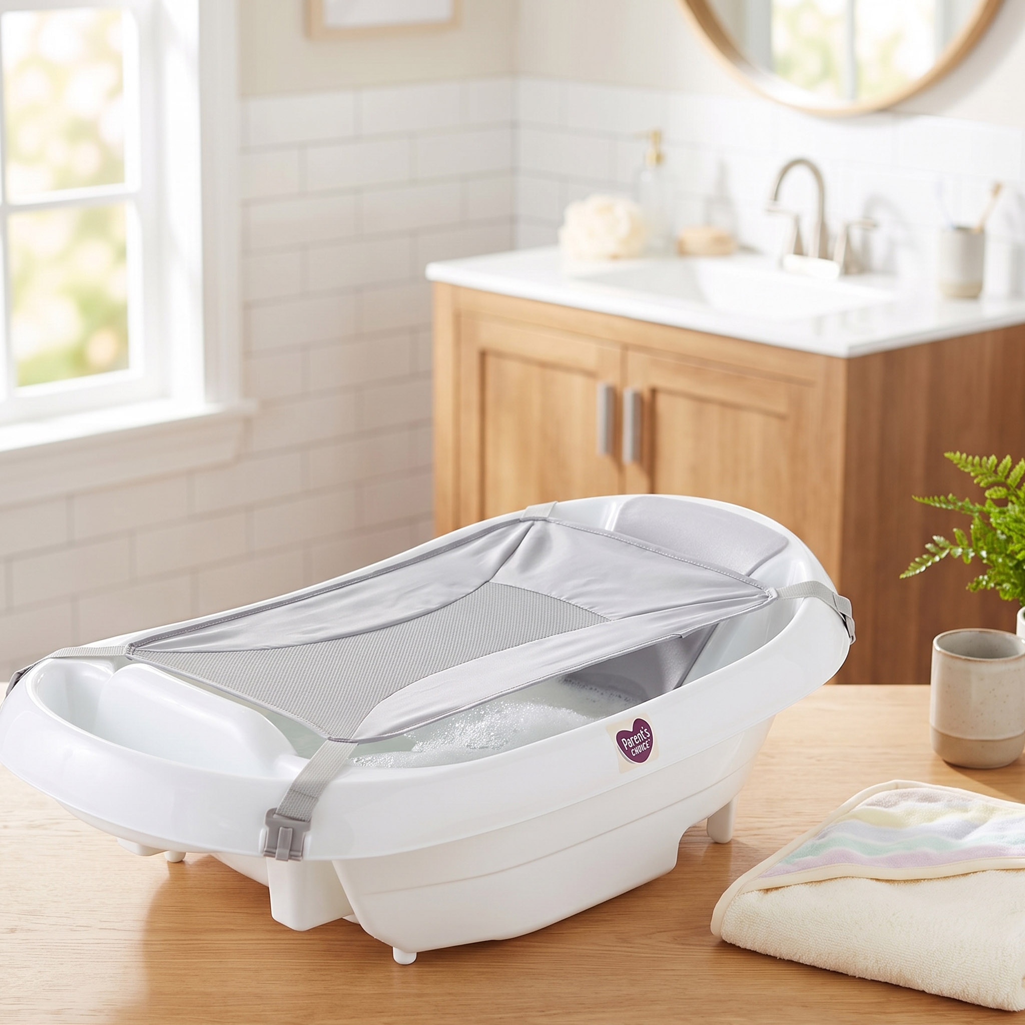 Parent's Choice 3-in-1 Newborn to Toddler Bath with Sling photo 2