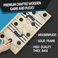 Fast Sling Puck Game,Wooden Hockey Game,Super Foosball Table Game
