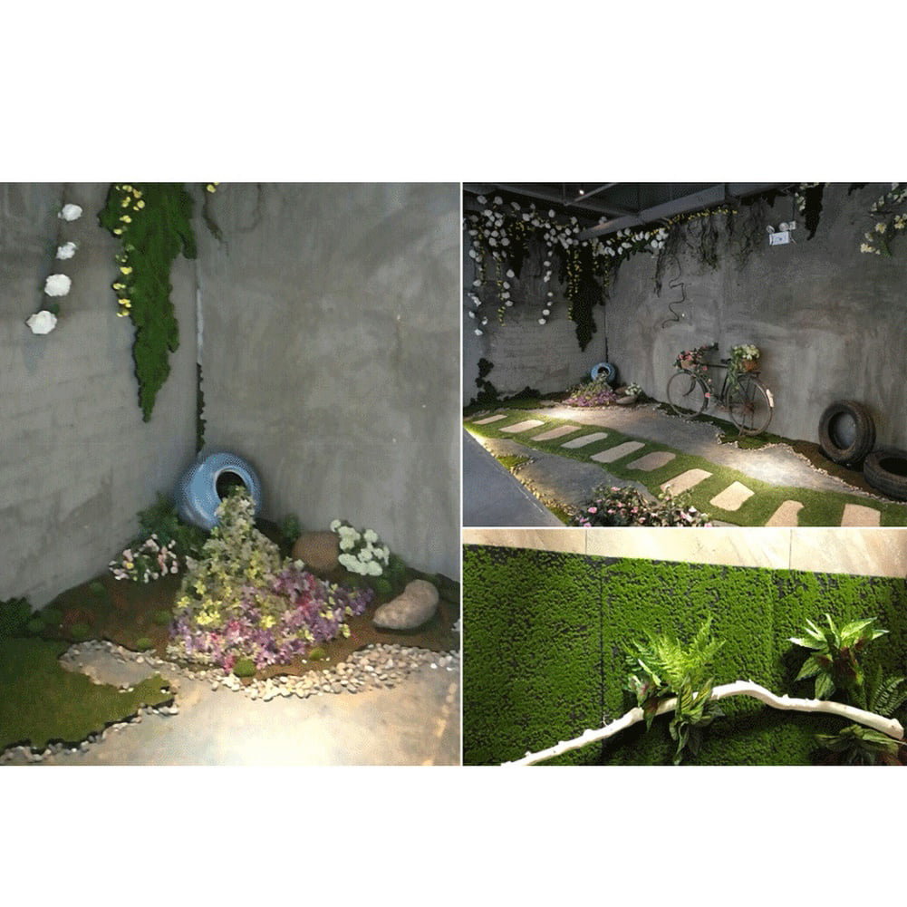 Windfall 1x1m Simulation Artificial Moss Grass Turf Mat Home Lawn