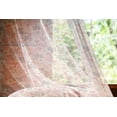thumbnail image 2 of Vintage Tulle Curtains with Rod Pocket, Abstract Lines Background with Pastel Leaves and Flowers Retro Inspirations, Sheer Drape for Wedding Party 2 Panels, 7 Sizes, Pink Beige Purple, by Ambesonne, 2 of 3