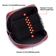 thumbnail image 4 of RFID Blocking Credit Card Holder Leather Credit Card Wallet Small Zipper Wallet for Women, 4 of 5