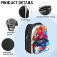 thumbnail image 4 of Vlemua Spider Superhero Backpack, Welcome Back to School Gifts, 12" Spider Superhero Cartoon Cute Travel Schoolbag for Students, School Supplies for Students and Fans, 4 of 6